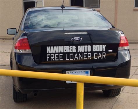 free loaner car body shop